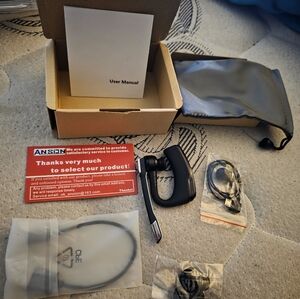 New Bluetooth Headset with Microphone - Black